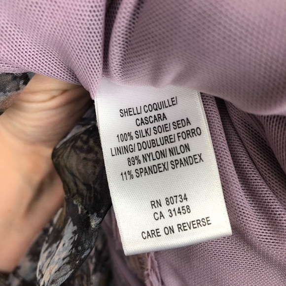 BCBGMAXAZRIA Runway chiffon floral layered dress - Picture 8 of 8